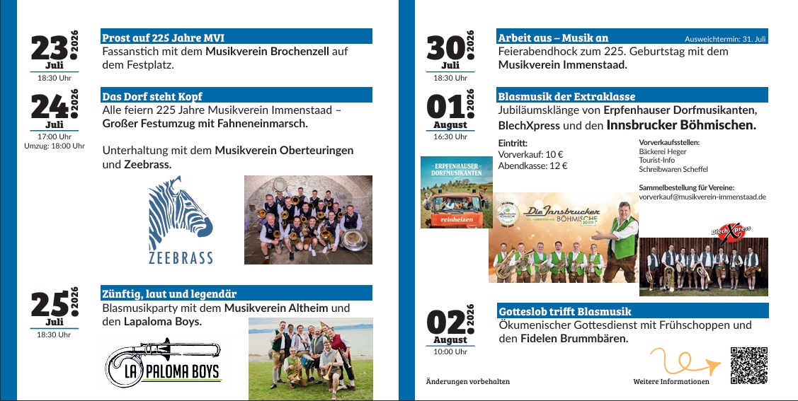 2026 Gartenfest Programm
